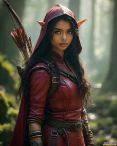 Female Elves – AI Fantasy Art Collection