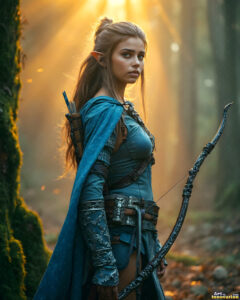 Female Elves – AI Fantasy Art Collection