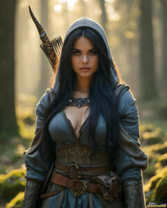Female Elves – AI Fantasy Art Collection