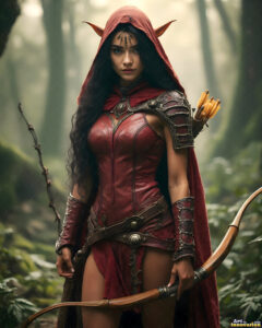Female Elves – AI Fantasy Art Collection