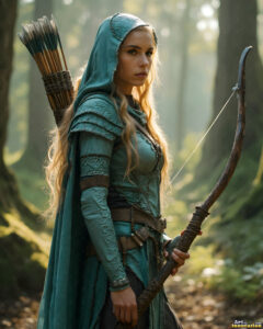 Female Elves – AI Fantasy Art Collection