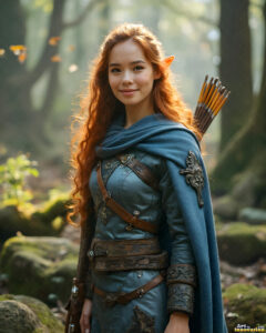 Female Elves – AI Fantasy Art Collection