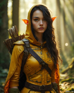 Female Elves – AI Fantasy Art Collection
