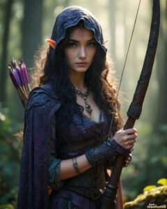 Female Elves – AI Fantasy Art Collection