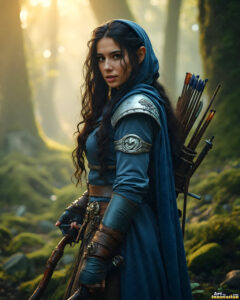 Female Elves – AI Fantasy Art Collection