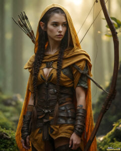 Female Elves – AI Fantasy Art Collection