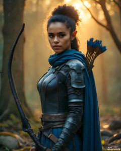 Female Elves – AI Fantasy Art Collection