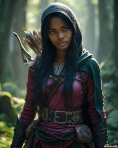 Female Elves – AI Fantasy Art Collection