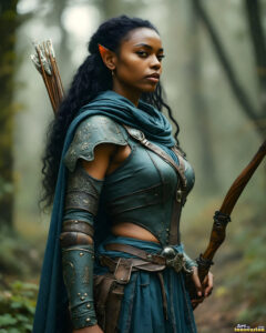 Female Elves – AI Fantasy Art Collection