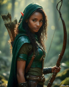 Female Elves – AI Fantasy Art Collection