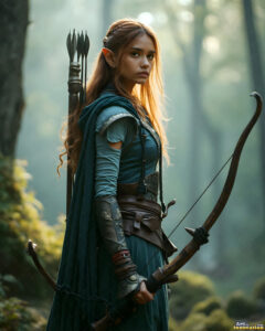 Female Elves – AI Fantasy Art Collection