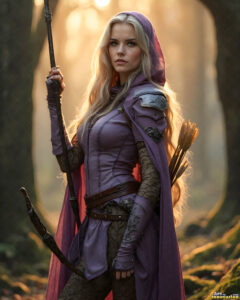 Female Elves – AI Fantasy Art Collection