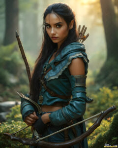 Female Elves – AI Fantasy Art Collection