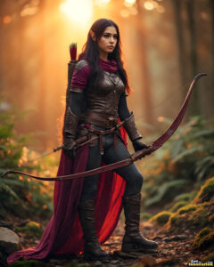 Female Elves – AI Fantasy Art Collection