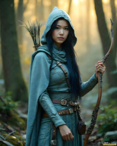 Female Elves – AI Fantasy Art Collection