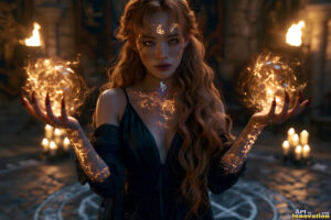 Female Warlocks Art Gallery