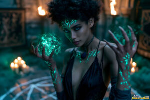 Female Warlocks Art Gallery