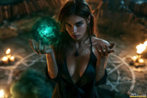 Female Warlocks Art Gallery