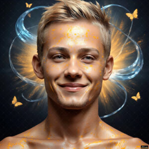 Male Art in Motion – AI Abstract Art
