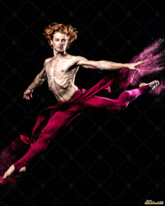 Male Art in Motion – AI Abstract Art