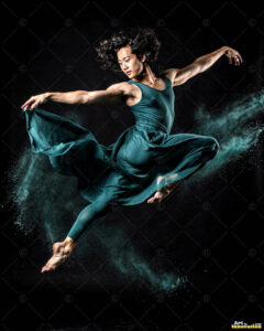 Male Art in Motion – AI Abstract Art