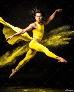 Male Art in Motion – AI Abstract Art