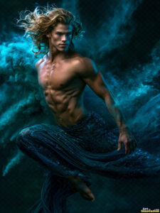 Male Art in Motion – AI Abstract Art