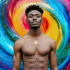 Men Enveloped by Color – AI Abstract Art | Art by Innovation
