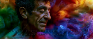 Men Enveloped by Color – AI Abstract Art | Art by Innovation