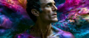 Men Enveloped by Color – AI Abstract Art | Art by Innovation