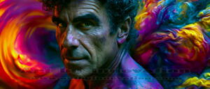 Men Enveloped by Color – AI Abstract Art | Art by Innovation