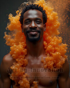 Men Enveloped by Color – AI Abstract Art | Art by Innovation