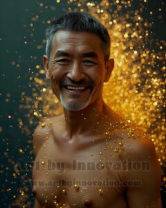 Men Enveloped by Color – AI Abstract Art | Art by Innovation
