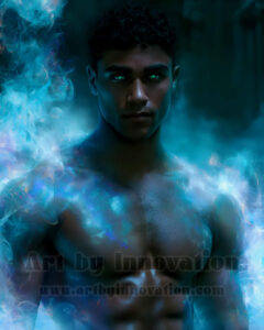 Men Enveloped by Color – AI Abstract Art | Art by Innovation