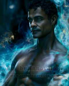 Men Enveloped by Color – AI Abstract Art | Art by Innovation