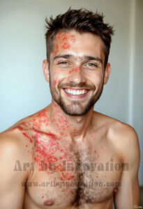 Colorful Happy Male Faces – AI Abstract Art