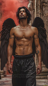 Dark Angels – AI Fallen Angel Art Gallery