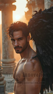 Dark Angels – AI Fallen Angel Art Gallery