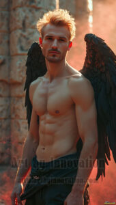 Dark Angels – AI Fallen Angel Art Gallery