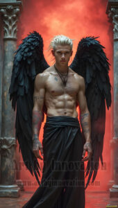 Dark Angels – AI Fallen Angel Art Gallery