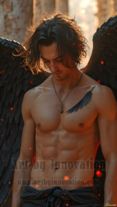 Dark Angels – AI Fallen Angel Art Gallery