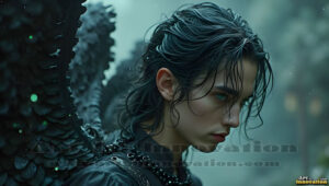 Dark Angels – AI Fallen Angel Art Gallery