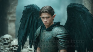 Dark Angels – AI Fallen Angel Art Gallery