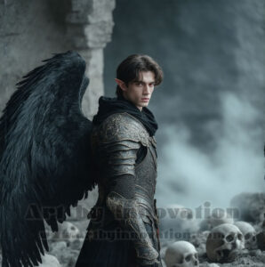 Dark Angels – AI Fallen Angel Art Gallery
