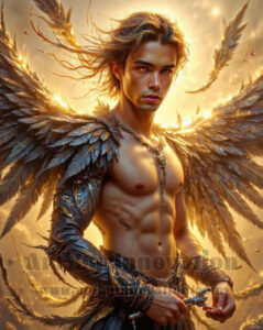 Dark Angels – AI Fallen Angel Art Gallery