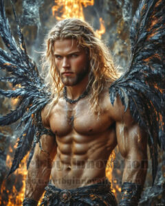 Dark Angels – AI Fallen Angel Art Gallery