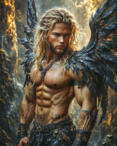 Dark Angels – AI Fallen Angel Art Gallery