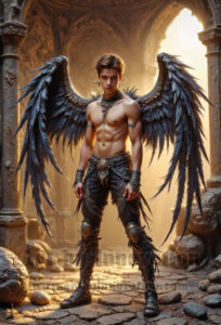 Dark Angels – AI Fallen Angel Art Gallery
