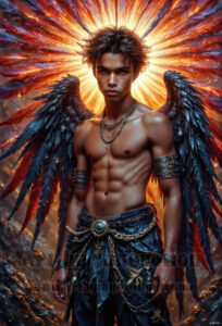 Dark Angels – AI Fallen Angel Art Gallery