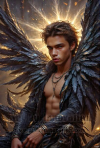 Dark Angels – AI Fallen Angel Art Gallery
